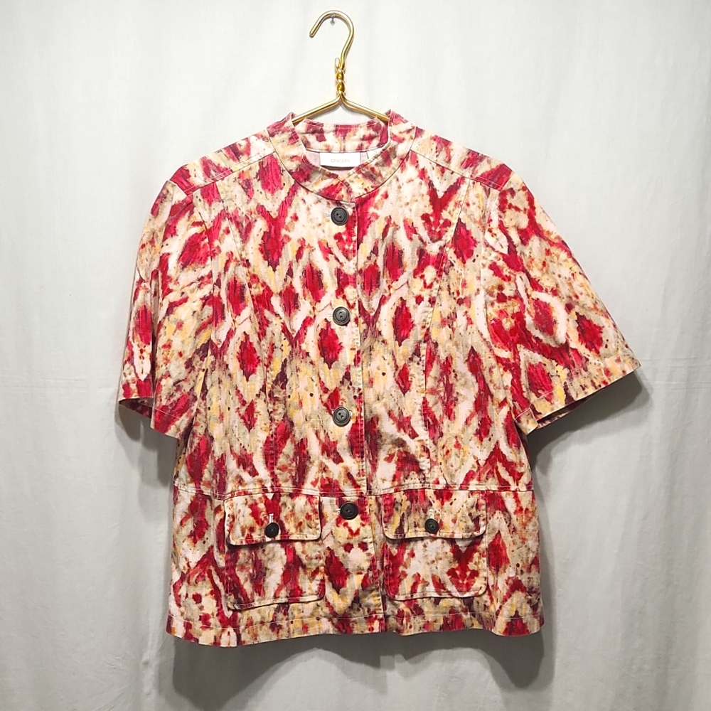 Chico's Linen Blend Top